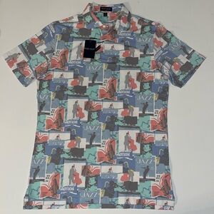Peter Millar Jazz Tailored fit crown crafted mens polo shirt  M $125